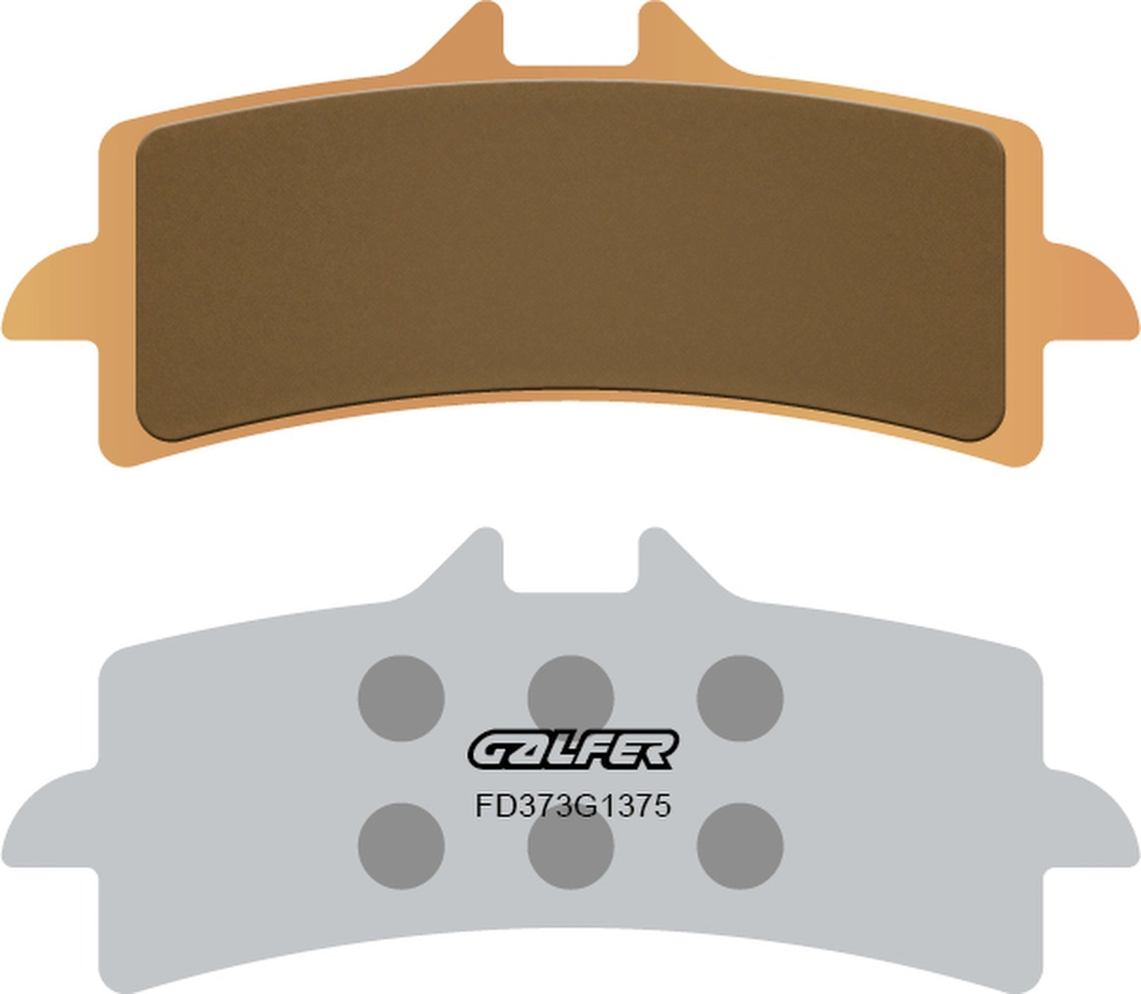 Front Sintered Sport Brake Pads - Galfer Compatible With Energica Ego Sport Black (2019)