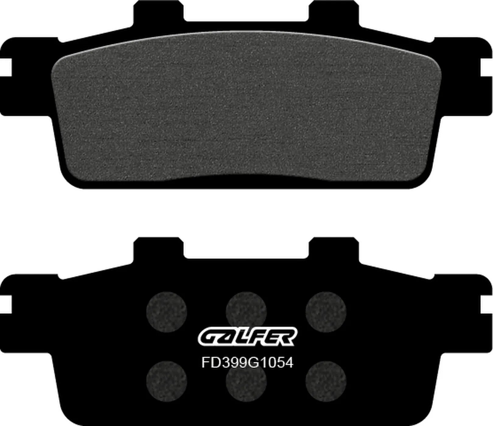 Rear Semi-Metal Brake Pads - Galfer Compatible With Benelli Tornado 400 (2024)