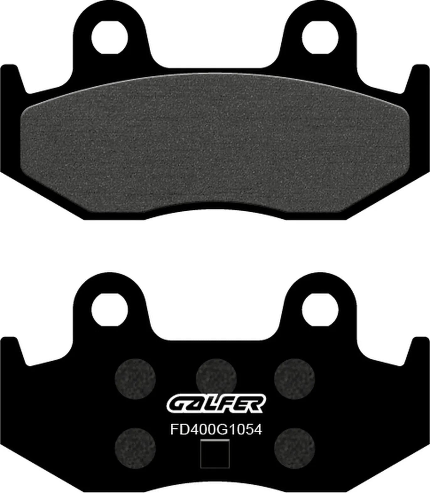 Rear Semi-Metal Brake Pads - Galfer Compatible With Suzuki An 400 Burgman (1998-2002)
