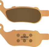 Rear Sintered Street Brake Pads - Galfer Compatible With Harley-Davidson Fxdl Dyna Low Rider 1687 (2013)