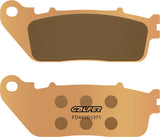 Rear Sintered Street Brake Pads - Galfer Compatible With Honda Vfr 800 Abs (2017)