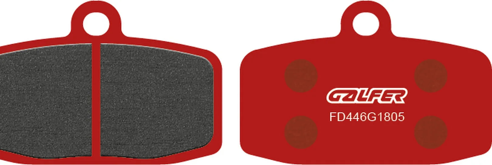 Front Semi-Metal Trial Top Brake Pads - Galfer Compatible With Sherco St 2.5 250 (2013-2014)