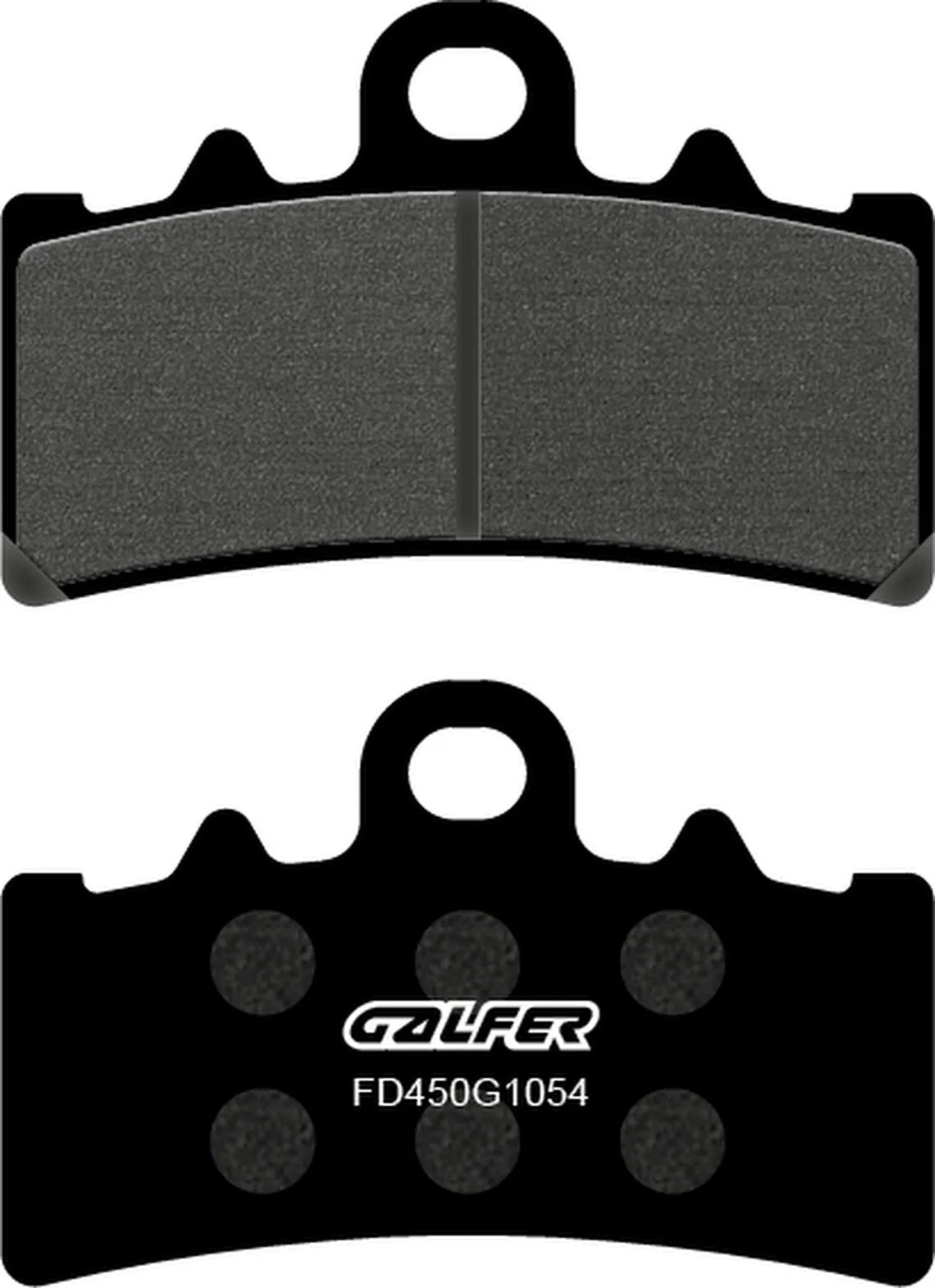 Front Semi-Metal Brake Pads - Galfer Compatible With Fantic Motor Caballero Deluxe 500 (2022)