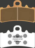 Front Sintered Sport Racing Brake Pads - Galfer Compatible With Ktm Rc 125 (2014)