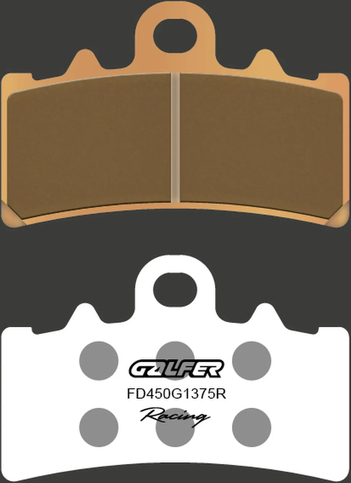 Front Sintered Sport Racing Brake Pads - Galfer Compatible With Fantic Motor Caballero Six Days 500 (2022)