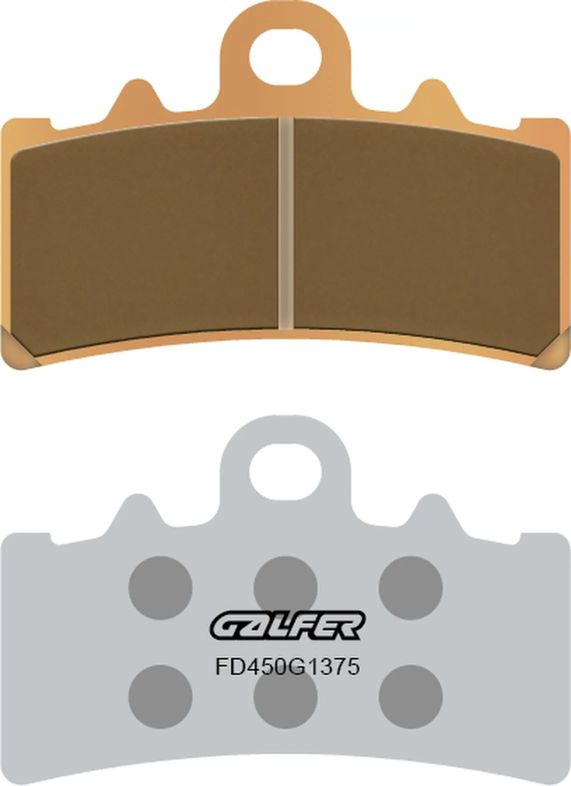 Front Sintered Sport Brake Pads - Galfer Compatible With Fantic Motor Caballero Rally 500 (2022)