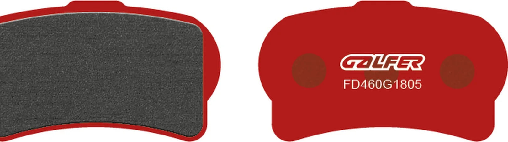 Front Semi-Metal Trial Top Brake Pads - Galfer Compatible With Jotagas Jtg 250 (2014)