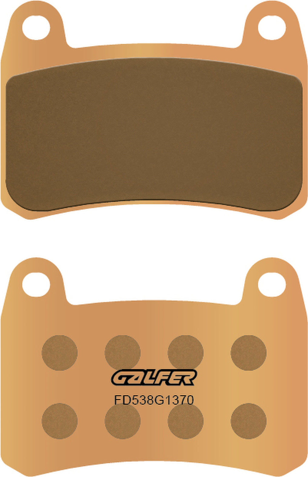 Front Sintered Street Brake Pads - Galfer Compatible With Generic Code S 125 (2012)