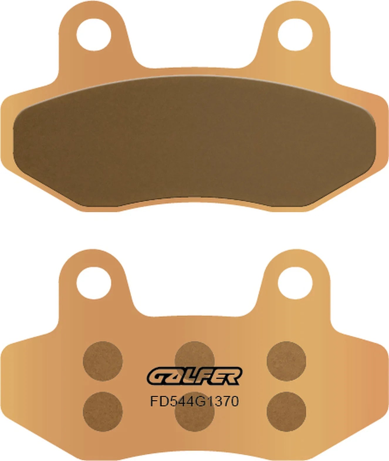 Front Sintered Street Brake Pads - Galfer Compatible With Rav Naked 140 (2013)
