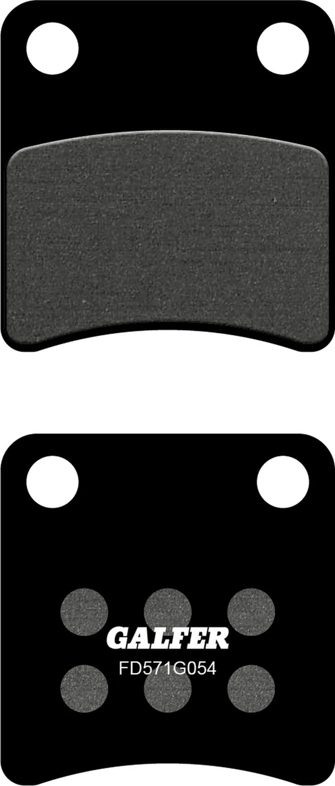 Rear Semi-Metal Brake Pads - Galfer Compatible With Piaggio Mp3 New 500 Sport Parking Brake (2015)
