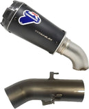 Exhaust Tip Without Sound Certification Gp2R Titanium Black Carbon Cap - Termignoni Compatible With Yamaha Yzf-R6 (2006-2023)