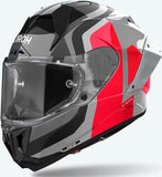 Full-Face Motorcycle Helmet Airoh Gp800 - Gp8C55 Hpc Carbon Gloss Red Competition Size S