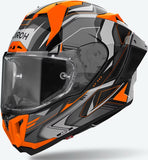 Full-Face Motorcycle Helmet Airoh Gp800 - Gp8Mu32 Hpc Carbon Gloss Orange Must Size Xs