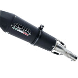 Exhaust Tip With Noise Certification Gp Evo4 Black Titanium - Gpr Compatible With Benelli Trk 702 (2023-2024)