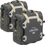 Monokey Cam-Side Canyon Black Side Bags - 60 Lt Canyon Nylon - Givi Compatible With Yamaha Xt 1200 Z Super Ténéré (2010-2020)