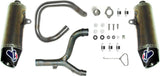 Complete Exhaust System Without Catalytic Converter And Without Sound Certification Relevance Stainless Steel Carbon Cap - Termignoni Compatible With Honda Crf 450 R (2014)
