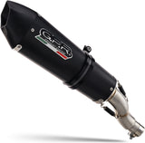 Complete Catalytic Exhaust System With Sound Certification Gp Evo4 Black Titanium - Gpr Compatible With Cfmoto 400 Nk (2021-2023)