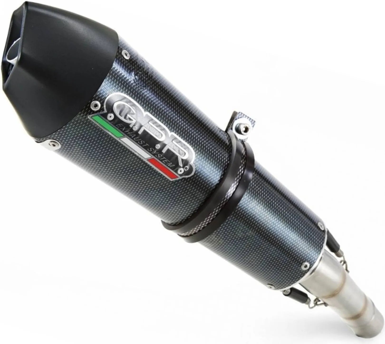 Complete Catalytic Exhaust System With Sound Certification Gpe Anniversary Carbon Look - Gpr Compatible With Can Am Spyder 1000 St - Sts (2013-2016)