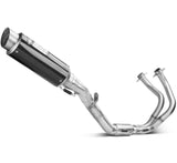 Complete Catalytic Exhaust System With Sound Certification Gppro Carbon - Mivv Compatible With Kawasaki Z 650 (2025-2026)