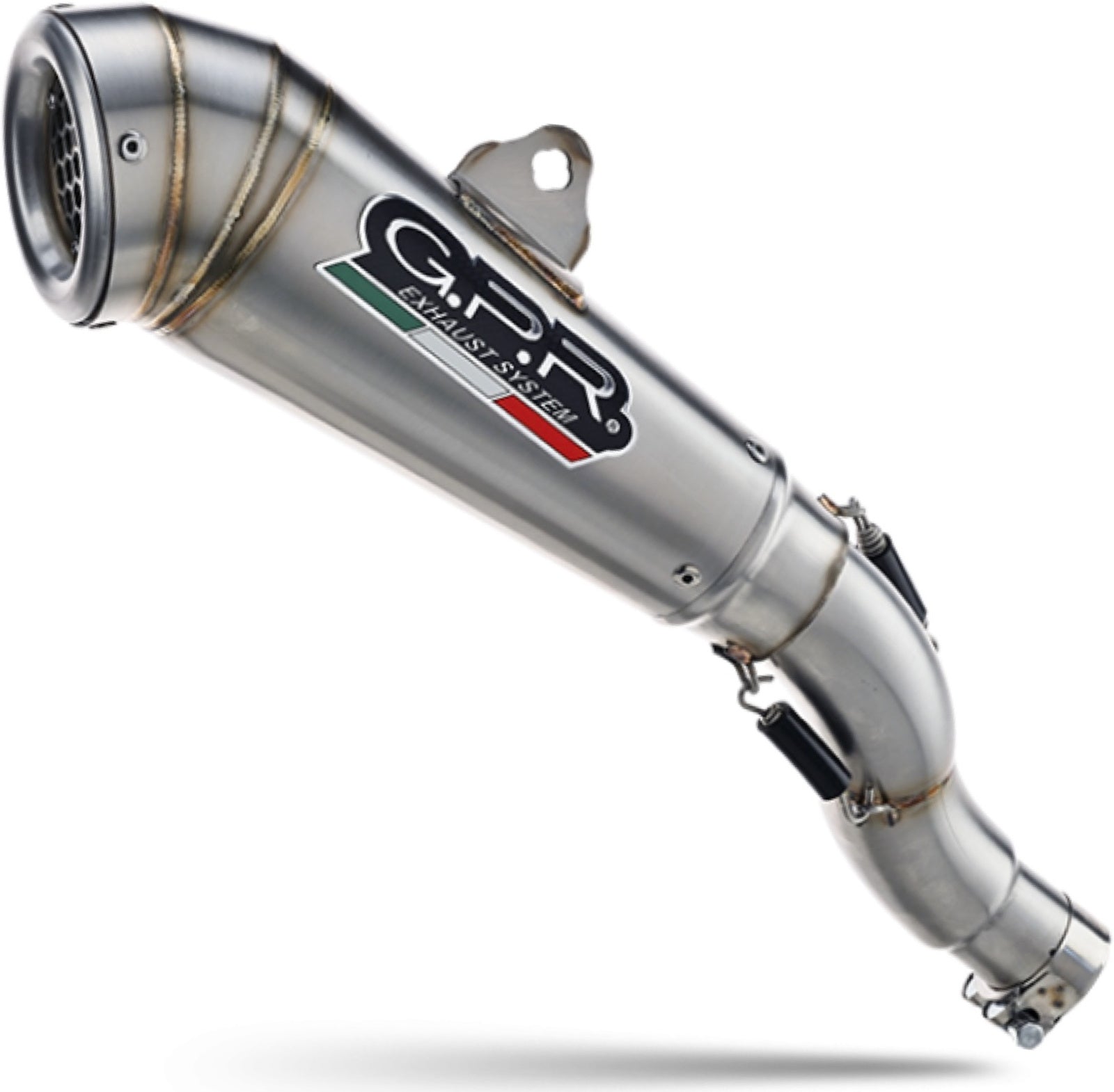 Complete Catalytic Exhaust System With Sound Certification Powercone Evo Stainless Steel - Gpr Compatible With Triumph Tiger 660 Sport (2022-2023)