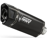Complete Catalytic Exhaust System With Sound Certification Sr-1 Steel Black - Mivv Compatible With Suzuki Gsx 8R (2025-2026)