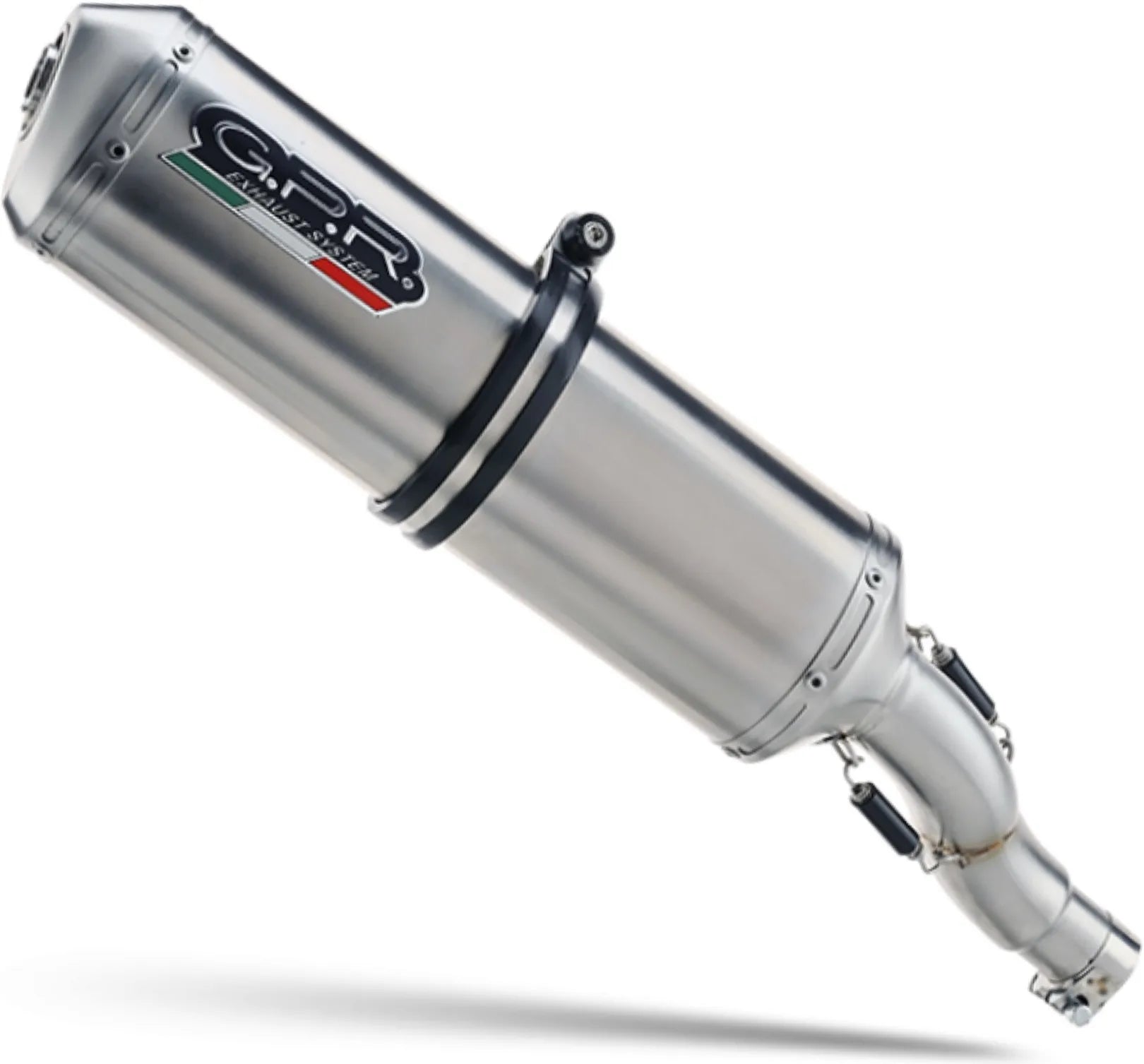Complete Catalytic Exhaust System With Sound Certification Furore-X Scooter Black Stainless Steel - Gpr Compatible With Zontes D 350 (2023-2025)