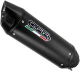 Complete Catalytic Exhaust System With Sound Certification Furore-X Scooter Black Stainless Steel - Gpr Compatible With Zontes E 350 (2023-2025)