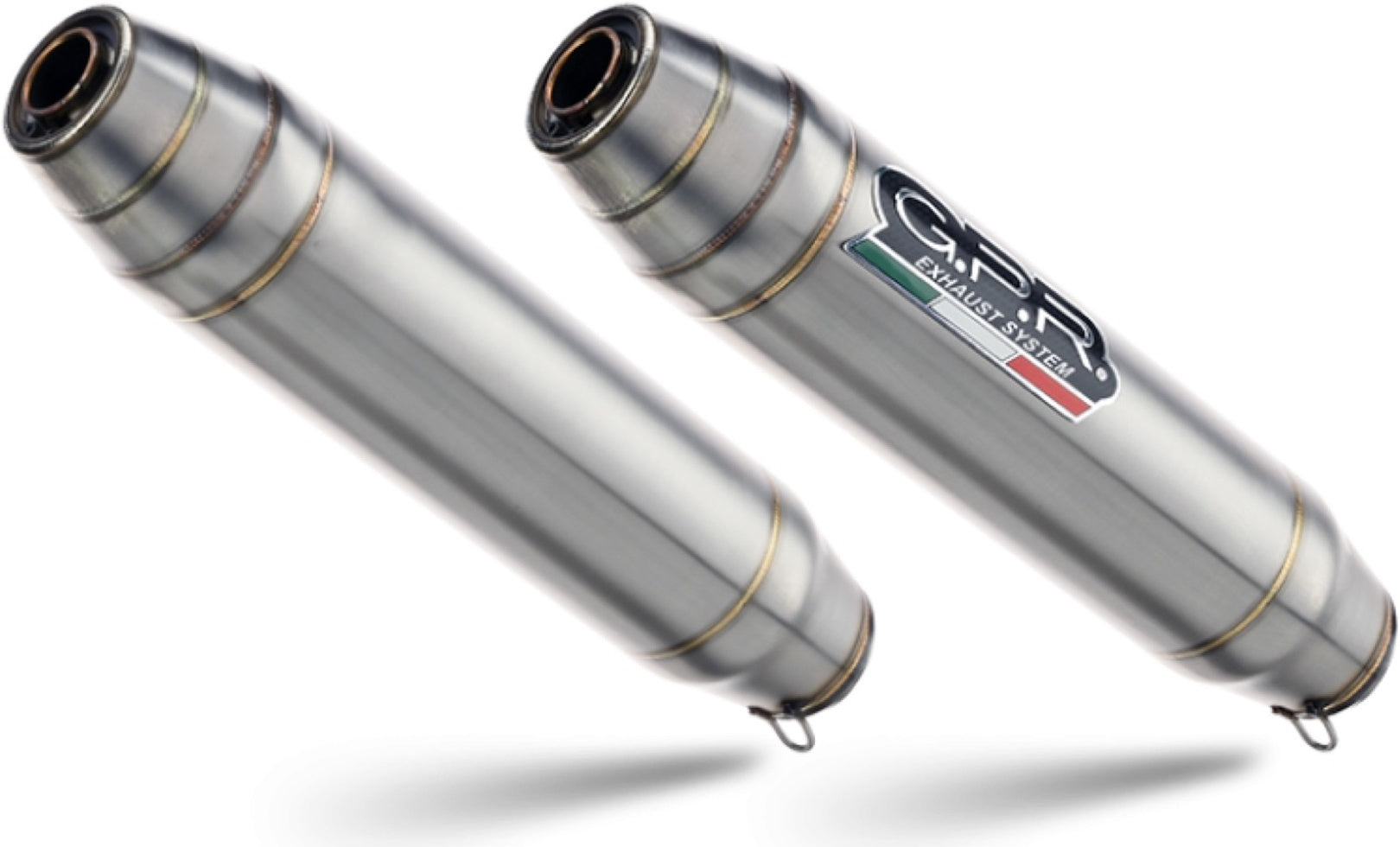 Dual Exhaust System With Sound Certification Deeptone Stainless Steel - Gpr Compatible With Buell Xb 12 (2003-2007)