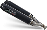 Dual Exhaust System With Sound Certification Furore Aluminium Black - Gpr Compatible With Yamaha Xt 660 X - R (2004-2014)