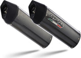 Dual Exhaust System With Sound Certification Furore Carbon Look - Gpr Compatible With Ducati Super Sport 800 Ss (2003-2007)