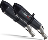 Dual Exhaust System With Sound Certification Gp Evo4 Carbon Look - Gpr Compatible With Bmw K 1600 Gtl (2017-2021)