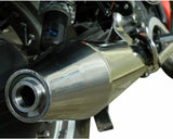 Dual Exhaust System With Sound Certification Vintacone Stainless Steel - Gpr Compatible With Moto Guzzi California 1100 Special - Stone - Sport - Ev - Alu (1997-2005)