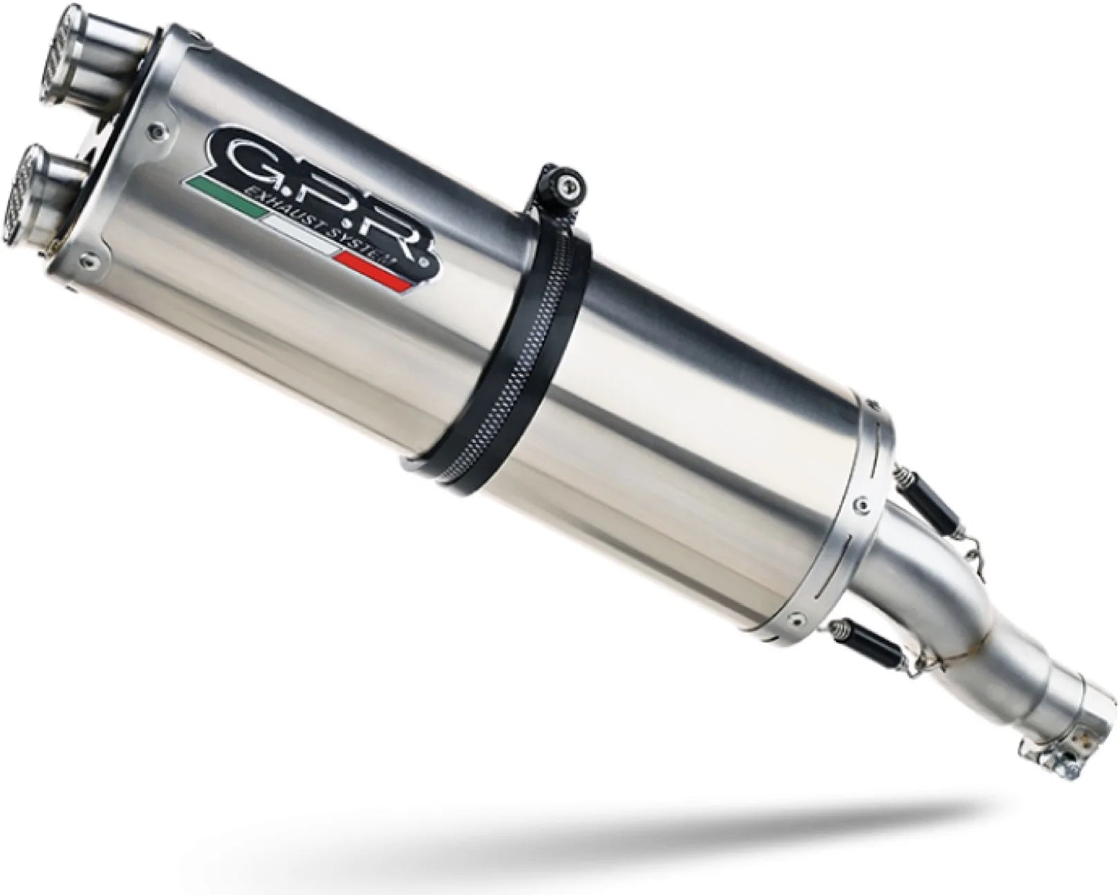 Exhaust Tip With Noise Certification Dual Stainless Steel - Gpr Compatible With Voge Valico 525 Dsx (2023-2024)