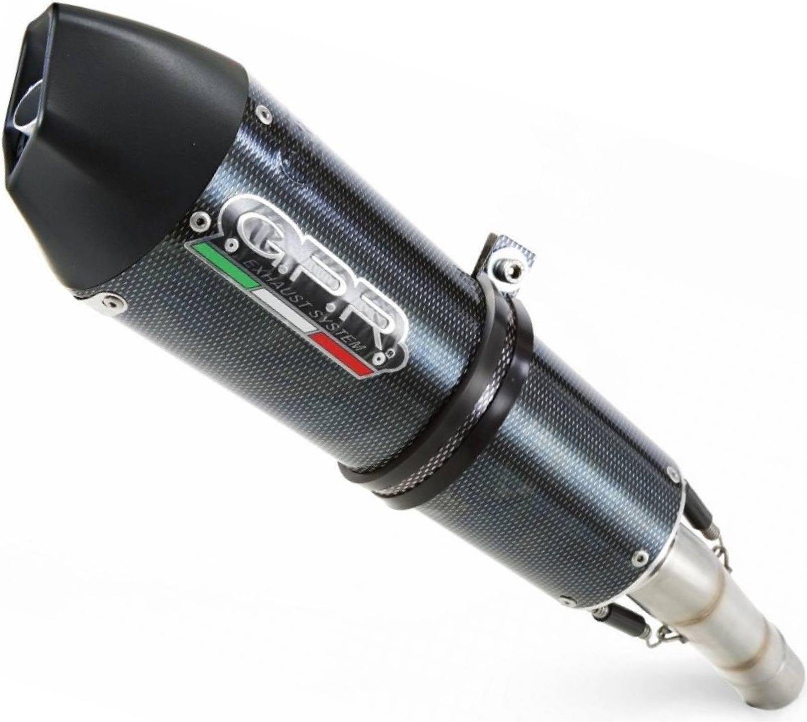 Exhaust Tip With Noise Certification Gp Evo4 Carbon Look - Gpr Compatible With Zontes 350 Gk (2022-2023)