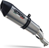 Exhaust Tip With Noise Certification Gp Evo4 Titanium - Gpr Compatible With Zontes 350 T1 (2022-2023)