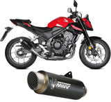 Exhaust Tip With Noise Certification Gppro Steel Black - Mivv Compatible With Honda Cb 500 Hornet (2025-2026)