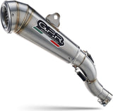 Exhaust Tip With Noise Certification Powercone Evo Stainless Steel - Gpr Compatible With Kawasaki Z 900 (2021-2023)