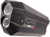 Exhaust Tip With Noise Certification Sonic Carbon Look - Gpr Compatible With Bmw R 1200 - Lc (2017-2019)