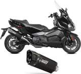 Catalytic Exhaust Tip With Sound Certification Sr-1 Steel Black - Mivv Compatible With Sym Maxsym Tl 508 (2021-2024)