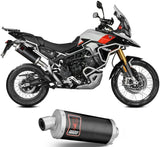 Exhaust Tip With Noise Certification Dakar Steel Black - Mivv Compatible With Triumph Tiger 900 (2024-2026)