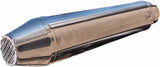 Exhaust Tip With Noise Certification Ultracone Cafe Racer Stainless Steel - Gpr Compatible With Triumph Bonneville Thruxton 1200 (2016-2019)