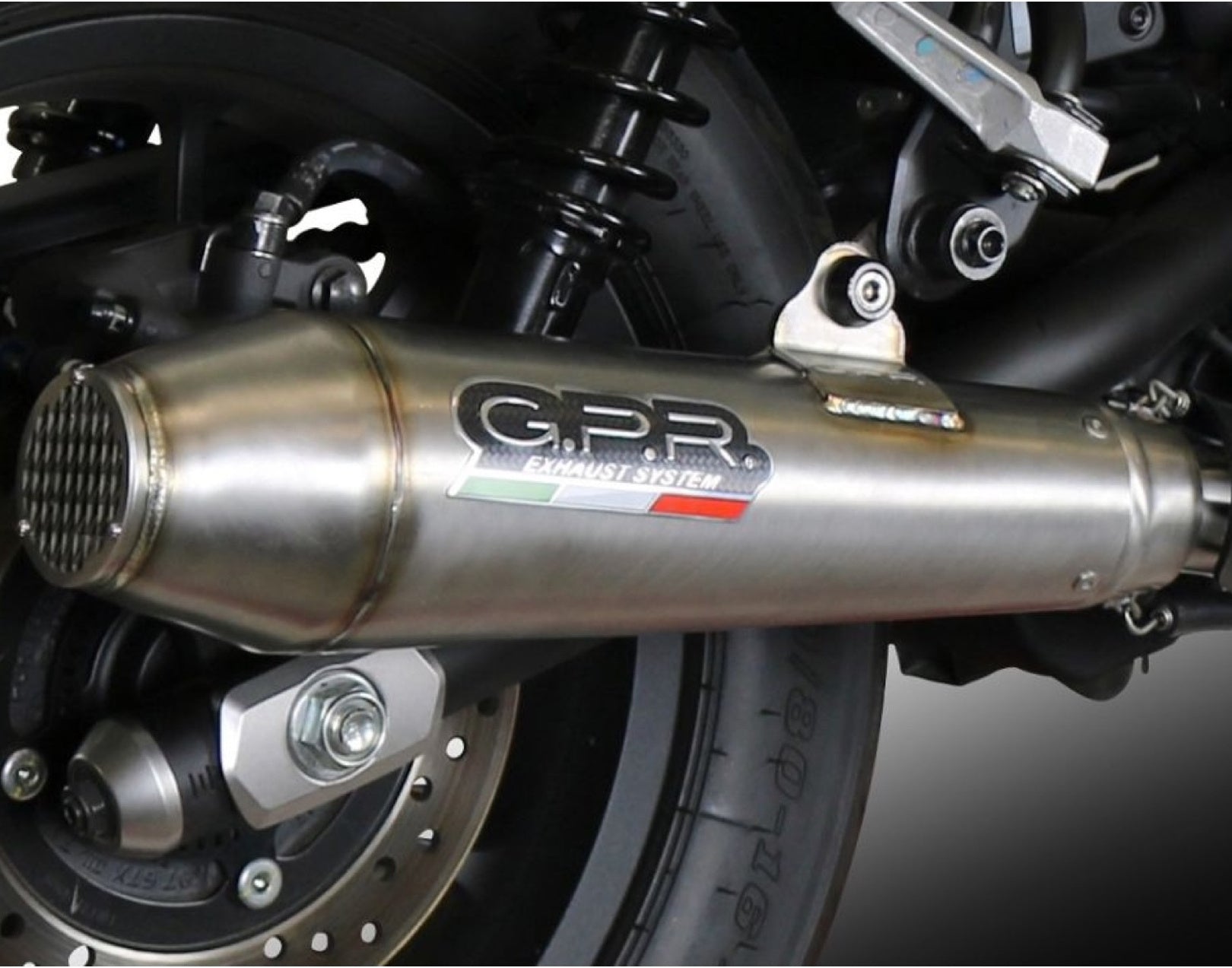 Exhaust Tip With Noise Certification Deeptone Atv Stainless Steel - Gpr Compatible With Arctic Cat Trv 700 (2008-2011)