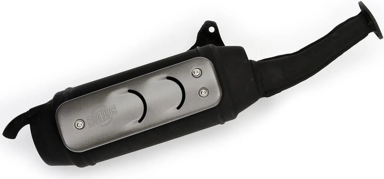 Complete Catalytic Exhaust System With Sound Certification Sitoplus Stainless Steel - Leovince Compatible With Gilera Typhoon 50 2T (1994-2001)