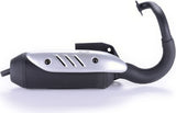 Complete Catalytic Exhaust System With Sound Certification Sito Stainless Steel - Leovince Compatible With Piaggio Nrg Mc2 Extreme Liquid (2000)