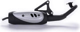Complete Catalytic Exhaust System With Sound Certification Touring Stainless Steel - Leovince Compatible With Gilera Runner 50