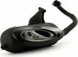 Complete Catalytic Exhaust System With Sound Certification X-Fight Stainless Steel - Leovince Compatible With Derbi Senda Sm (2001)