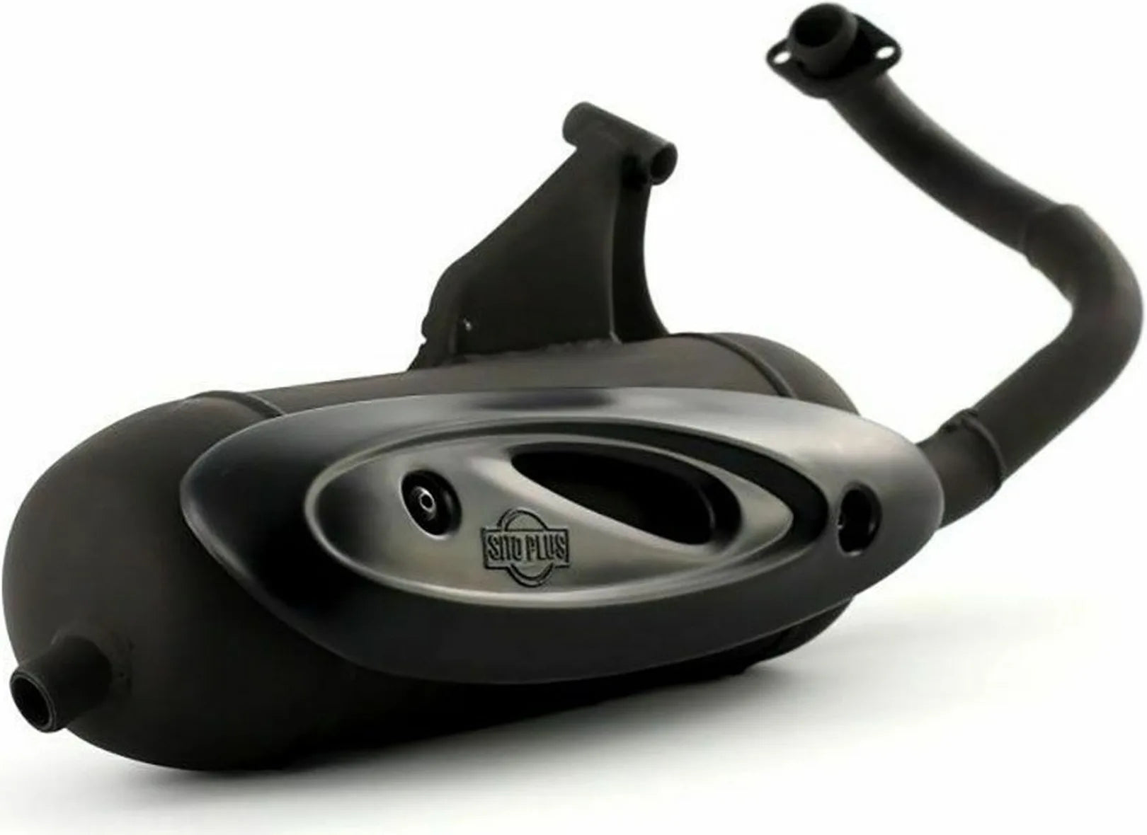 Complete Catalytic Exhaust System With Sound Certification Sitoplus Stainless Steel - Leovince Compatible With Piaggio Typhoon 50 2T (2012-2017)