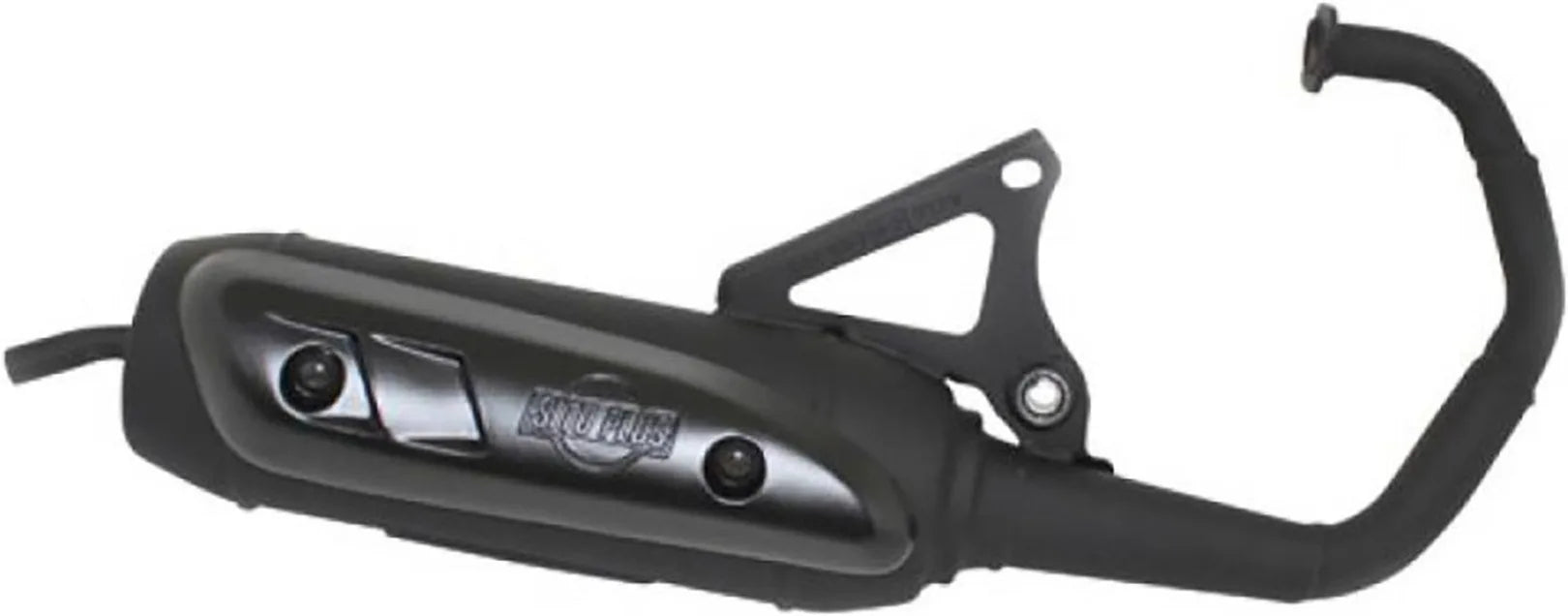 Complete Catalytic Exhaust System With Sound Certification Sito Stainless Steel - Leovince Compatible With Aprilia Scarabeo 50 Street Air (2006-2007)