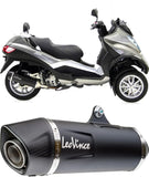 Exhaust Tip With Noise Certification Lv One Evo Stainless Steel Carbon Fiber End Cap - Leovince Compatible With Ktm 1050 Adventure (2015-2016)