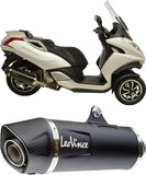 Exhaust Tip With Noise Certification Lv-10 Steel Full Black Steel Black End Cap - Leovince Compatible With Bmw S 1000 Rr (2019-2024)